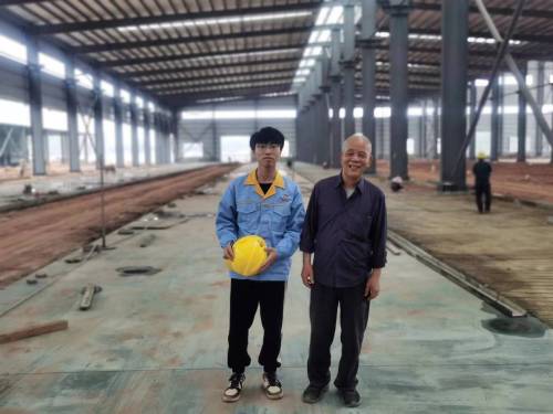 Byggeriet til den nye fabrik i Zhaoqing, Guangdong