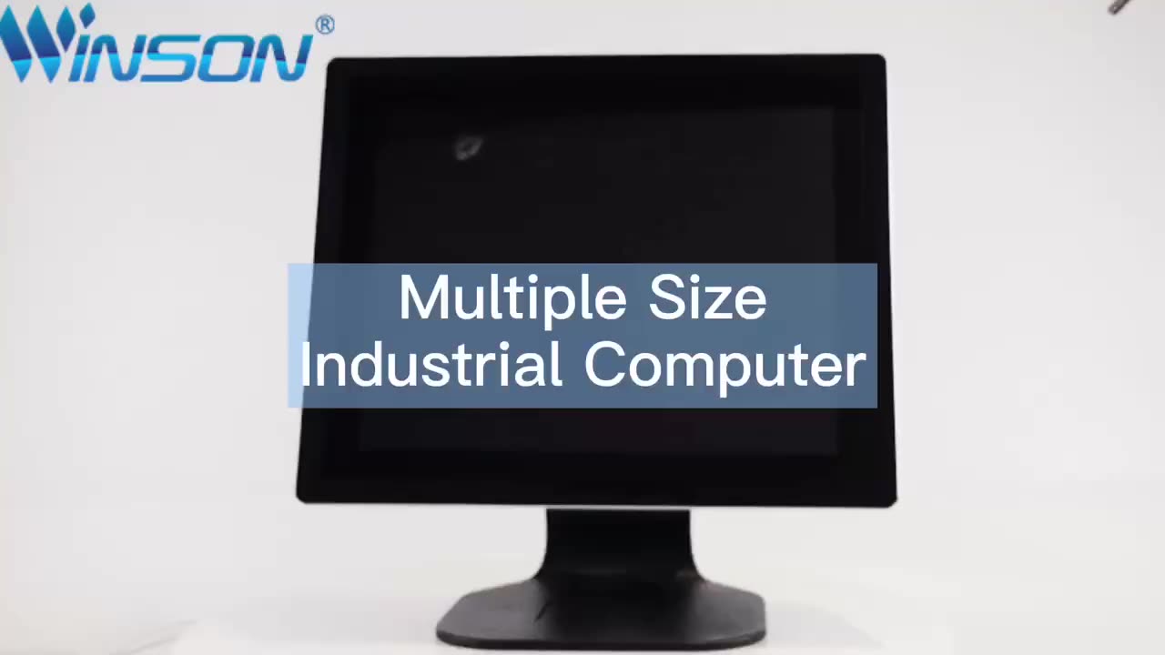 Winson WNI170 fechou totalmente todo o computador de toque industrial de alumínio com o processador i3/i5/i71