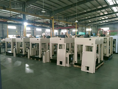 What is the energy saving principle of two stage compressor?