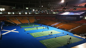 badminton court sports floor