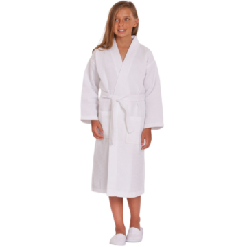 List of Top 10 White Waffle Kids Robe Brands Popular in European and American Countries