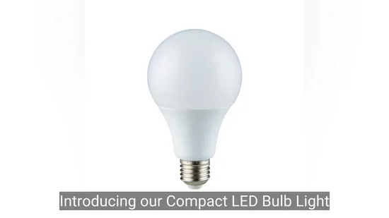 Bulbo LED ecológico para soluciones rentables de iluminación del hogar1