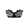 YongJin Black Motorcycle LED Headlight for Kawasaki Ninja 400 2018-20231