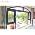 Guangdong Factory Aluminal Frame Sectional Design Double Glazed Glass Glass Windows Grill Design1