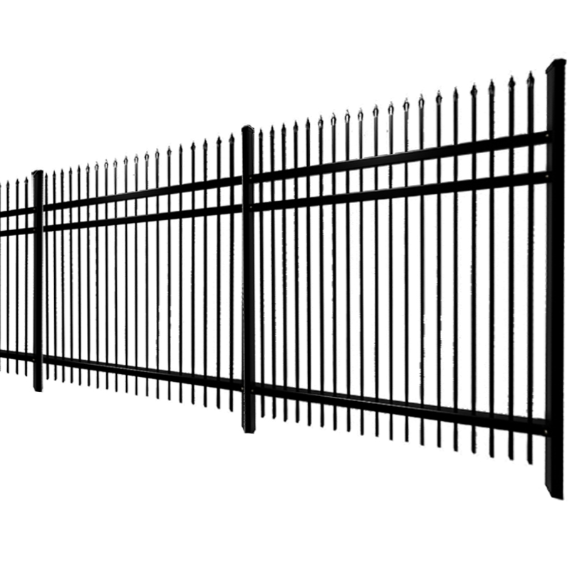 Factory Direct Sale Direct Wreoud Iron Fence Zinc Steel Fence1