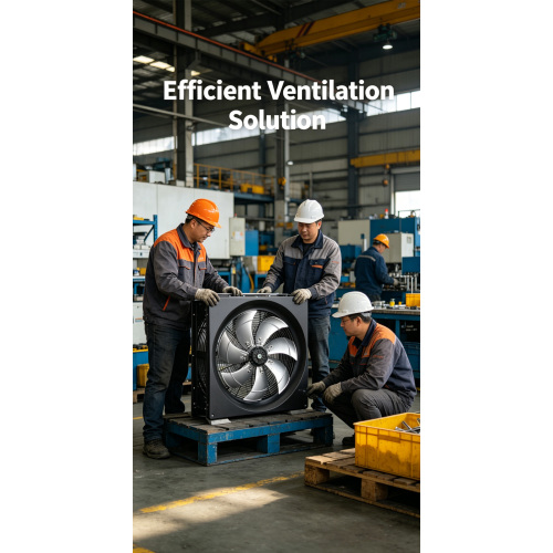 Ventilador de duto circular centrífugo em linha de alta eficiência