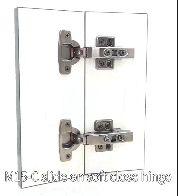 M15-C small angel slide on soft close hinge