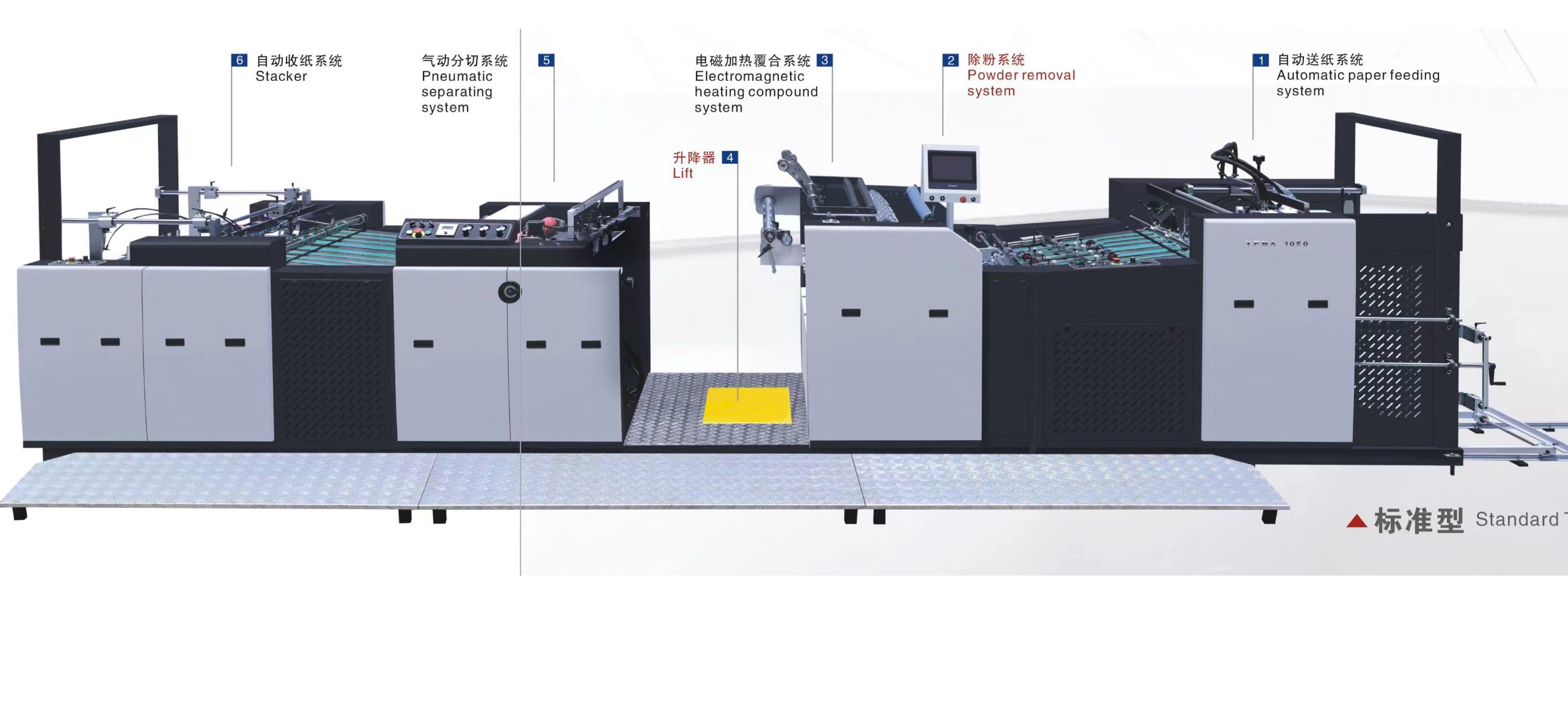 Machine de stratification du film ZXFMD-1050