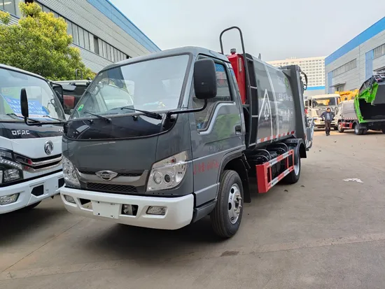 Trak Tolak Padat Foton 4X2 5cbm Kecekapan Tinggi untuk Komuniti Kediaman Kecil1