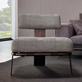 Pereka Rekreasi Kain Modern Modern Light Sofa Mewah Itali