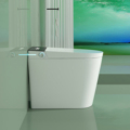 Modern White Ceramic Automatic Floor-Mounted Smart Toilet with Easy Clean Bathroom WC1