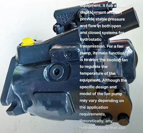 El uso de la bomba de pistón de la serie A1ovo en ingeniería y campo industrial