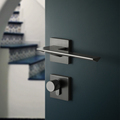 Stainless Steel Fashion Design Front Matt Black Door Handles & Locks Interior Door Handle Lock Lockset1