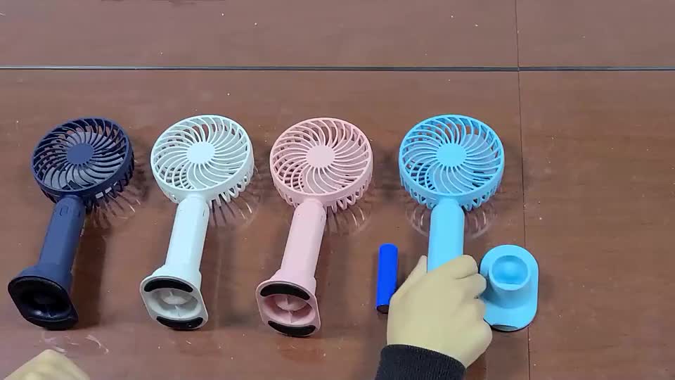 Akıllı Katlanır El Taşınabilir Mini Tablo Şarj Edilebilir Fan1