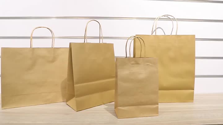 Wholesale kraft paper bags accept customized printing