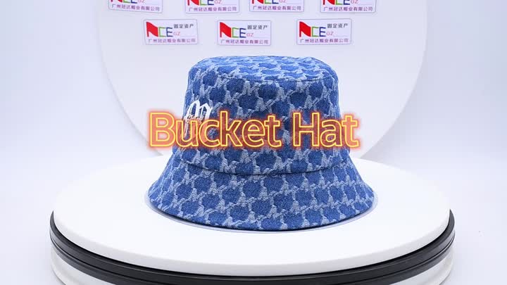 Luxury Jacquard Bucket Cap