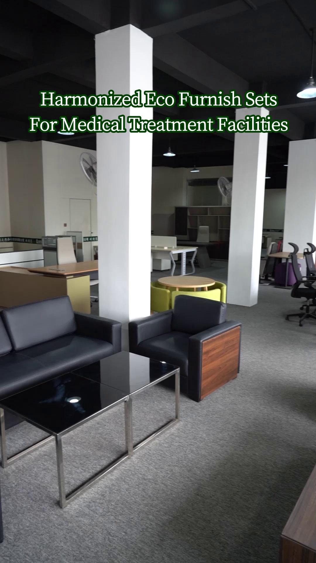 Conjuntos de muebles de vestíbulo de lujo para zonas de recepción de edificios comerciales de alta gama