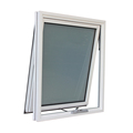 Windows Aluminium Paduan Termal Break Double Glazing Perancis Jendela Tiga Glazed Cumement House Tilt Dan Putar Windows1