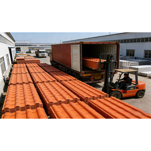 Greenutile  ASA Synthetic Resin&PVC Tiles loading for Global shipment
