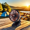 20,000mAh Power Bank Fan: Versatile Indoor and Outdoor Camping Desktop Fan with Four Wind Speeds and Built-in Light1