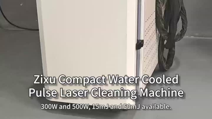 Máquina de limpeza a laser de pulso resfriada a água