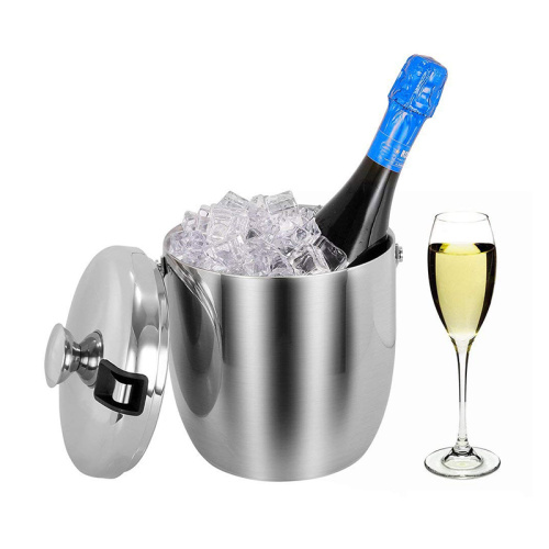 Stainless Steel Ice Bucket Set