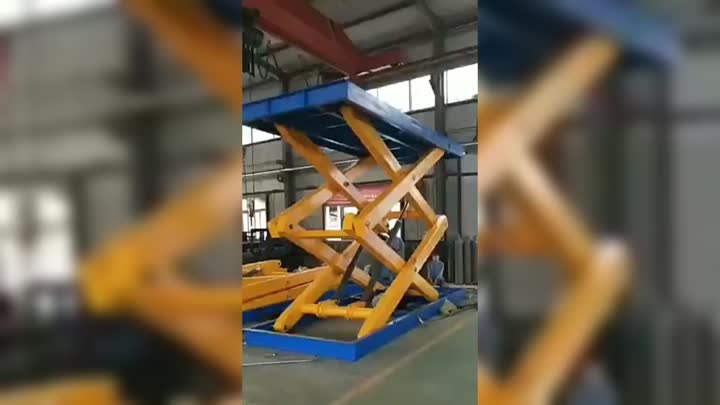 Stationary scissor lift