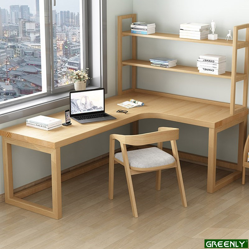 L Shaped Computer Desk With Hutch