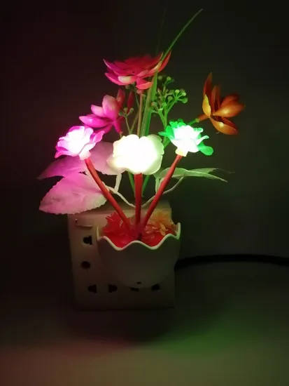 Luz mágica de la pared de flores con sensor de movimiento para niños ′ habitaciones1