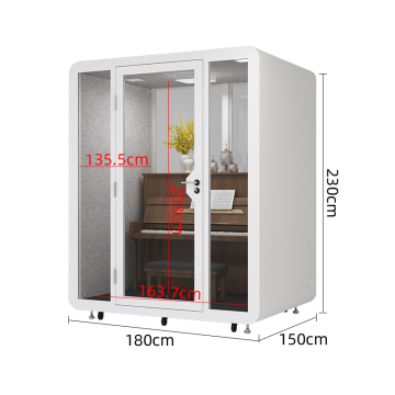 180x150 soundproof room for 2 person