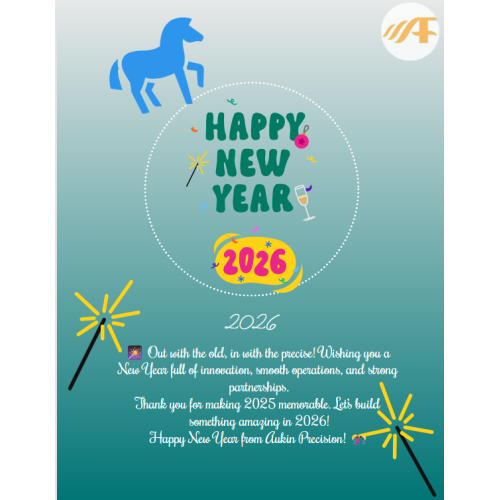 New Year Greetings from Aukin Precision