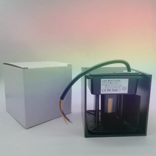 COB Cube LED-Wandleuchte