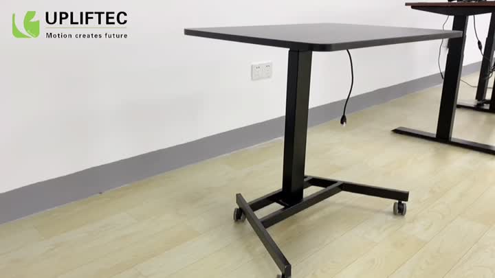UP6B Single Leg Electric Standing Desk with Memory Handset