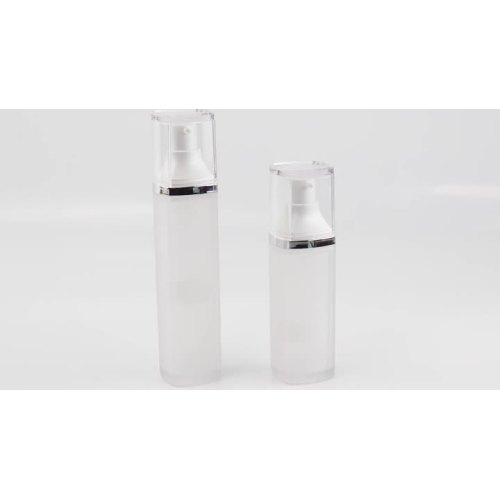 Press vacuum bottle packaging of skin care products