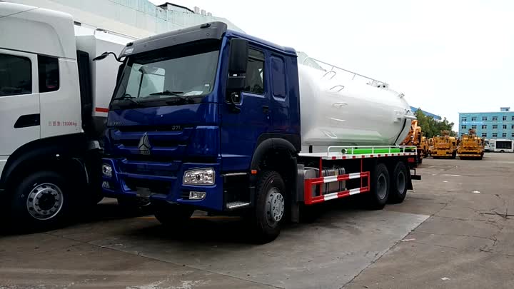 SINOTRUK HOWO 20000l Sewage Suction Tank Truck