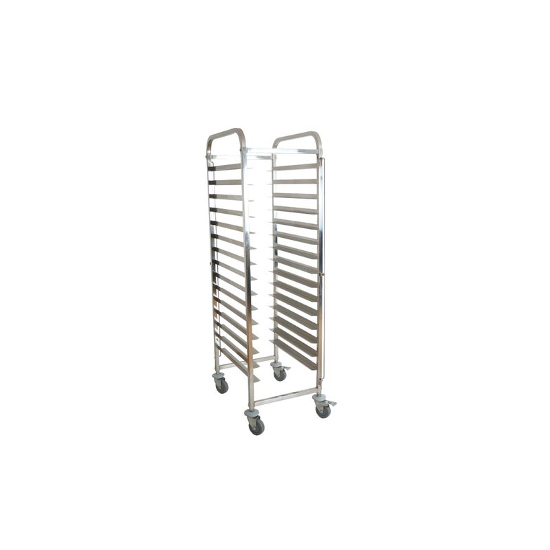 stainless steel bakery trolley