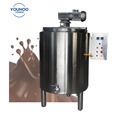 Small Scale Factory Liquid Chocolate Storage and Heating Tank Machine for Chocolate Slurry1