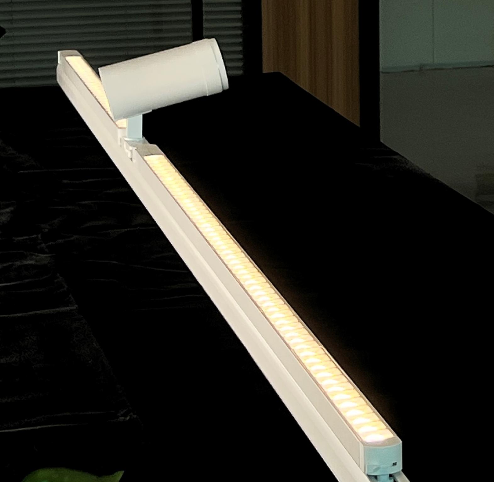 Iluminação de faixas slimline