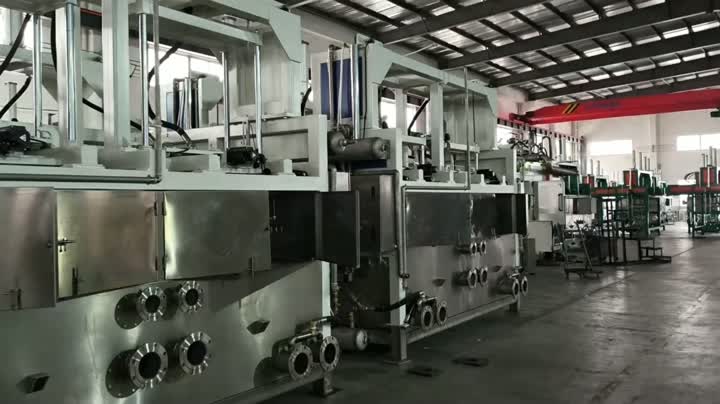 Máquina de moldagem de estação dupla dupla cilindro