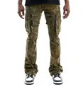 OEM/ODM Διπλό Pocket Cargo Pants Camo Flare Skinny Jeans Camouflage Cargo Stacked Jeans1