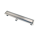 Linear Shower Drain Brushed Gold Floor Cover1