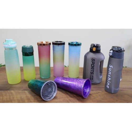 BPA-Free  Super Size Bottles Plastic Tritan Or PC Bottle Sport with Strap Straw1