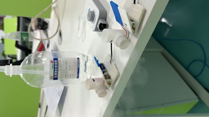 Teste de atomização de placa de atomizador de 16 mm