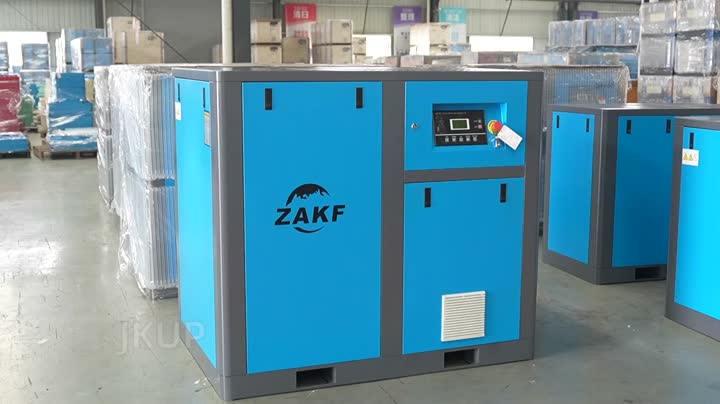 60HP fixed speed compressor blue