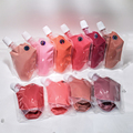 Wholesale Vegan Clear Gel Lip Gloss Base with Custom Glitter Logo1