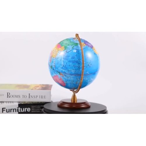 illuminated world globe