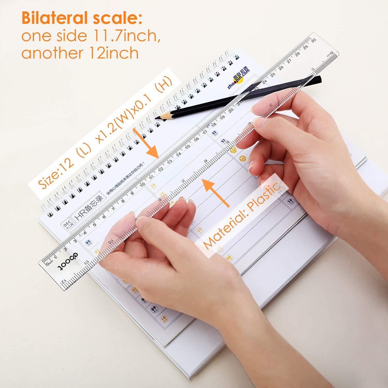 Multi-function drawing ruler