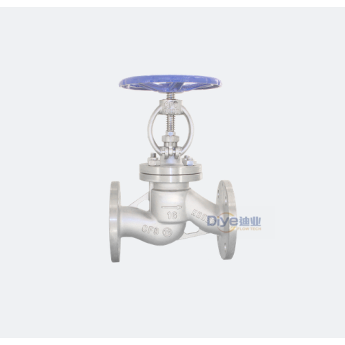 Holding points of stainless steel globe valves