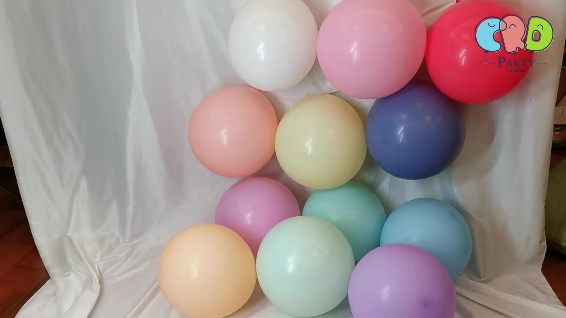 Balões de 10 polegadas Garland Macaron LaTex Balloon Customization Partys Supplies1