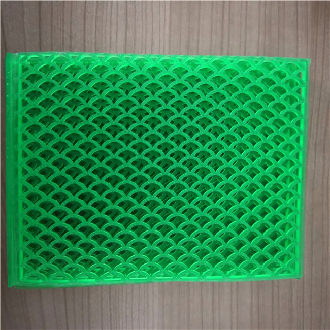 Mat de piso impermeable resistente al desgaste transparente Mat de baño hexagonal sin deslizamiento Hexagonal MAT1